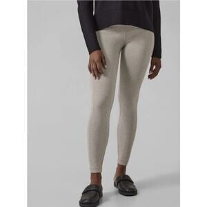 Athleta Delancey Herringbone Tights Womens S Neutral Ribbed‎ Ponte Leggings